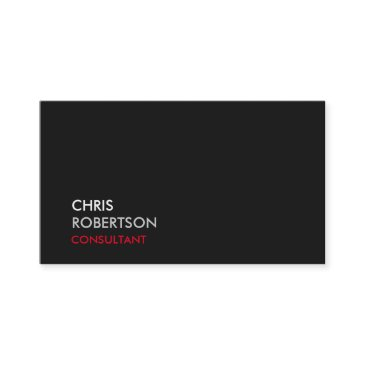 trendy red black professional business invitations