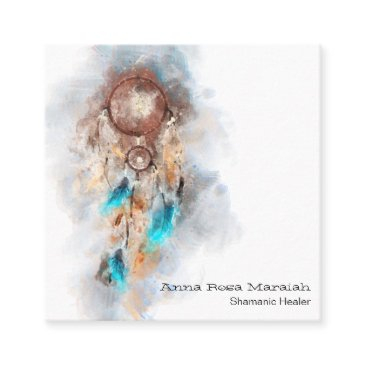 *~* tribal sacred shamen shamanic dream catcher square business invitations