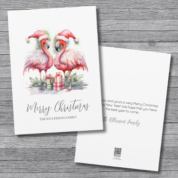 tropical christmas holiday invitations