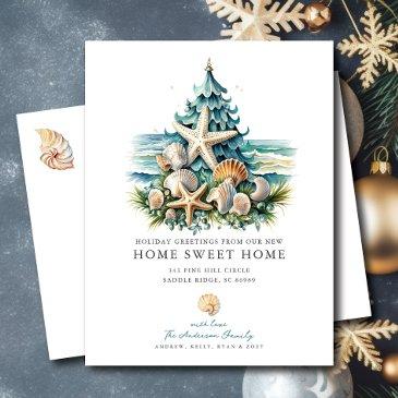 tropical christmas moving announcement