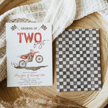 two fast birthday invitation | two fast party