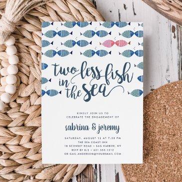 two if by sea | engagement party invitation