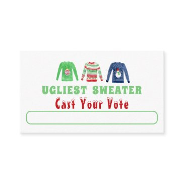 ugliest christmas sweater voting invitations