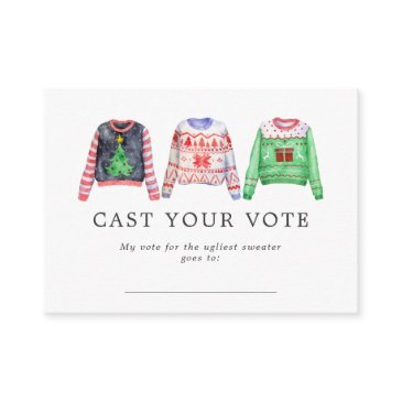 ugly christmas sweater voting invitations