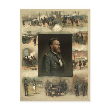 ulysses s. grant, 1885 postinvitations