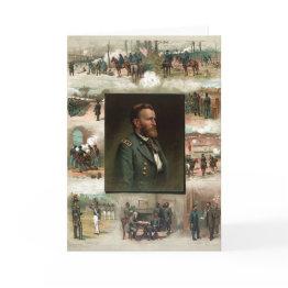 Small Ulysses S. Grant From West Point To Appomattox Invitations Front View