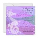 under the sea seahorse sweet sixteen invitation
