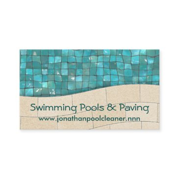 underwater pool tiles with paving business invitations