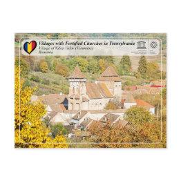 Small Unesco Whs - Village Of Valea Viilor Postinvitations Front View