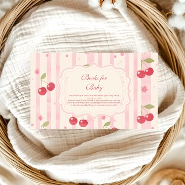 unique coquette cherry on top books for baby enclosure invitations