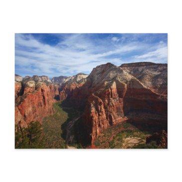 united states, utah, zion national park postinvitations