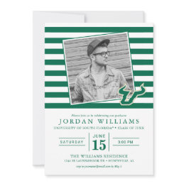 Small University Of South Florida Graduate Announcement Front View