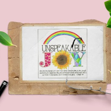 unspeakable joy inspirational postinvitations