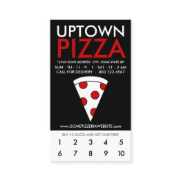 Small Uptown Pizza Loyalty Front View