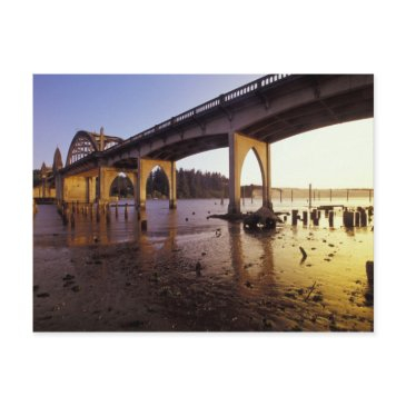 usa, oregon, florence. siuslaw bridge and postinvitations