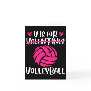 v is for volleyball valentine love valentine39s da invitations