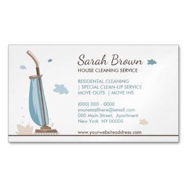 vacuum cleaner illustration business invitations magnet