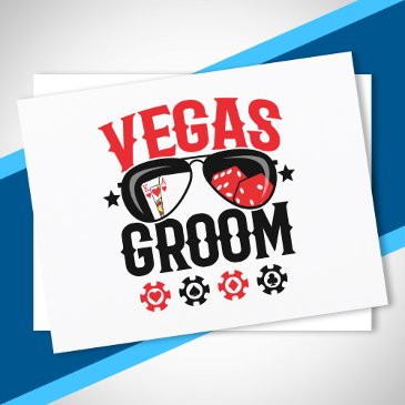 vegas wedding - groom - vegas bachelor party squad postinvitations