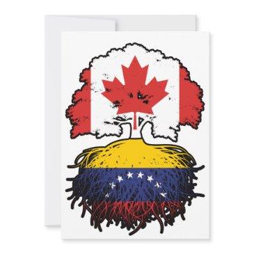 venezuela venezuelan canadian canada tree roots invitation