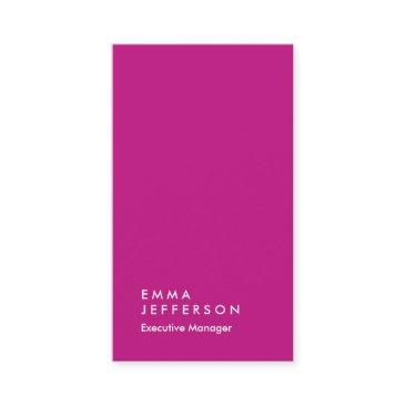 vertical red violet girly professional plain business invitations
