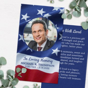 veteran flag photo patriotic memorial prayer invitations