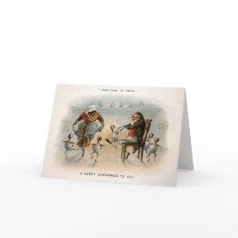Small Victorian Evenings At Home Christmas Invitations Front View