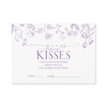 victorian french lilac lavender floral shower game enclosure invitations