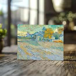 Small View Of The Church Of St. Paul | Vincent Van Gogh Postinvitations Front View