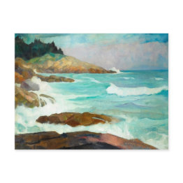 Small View Of The Maine Coast By Newell Convers Wyeth Postinvitations Front View