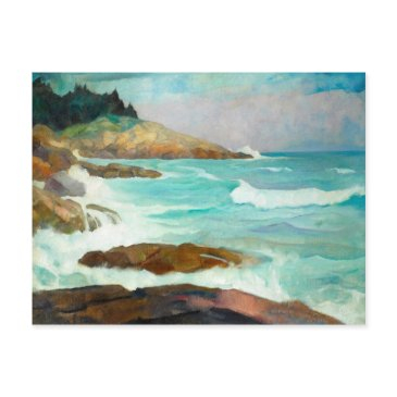 view of the maine coast by newell convers wyeth postinvitations