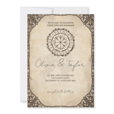 viking wedding invitations