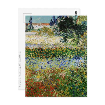 vincent van gogh - flowering garden postinvitations