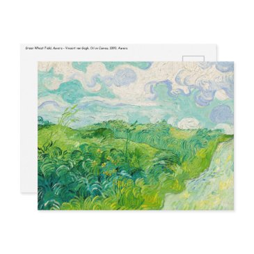 vincent van gogh - green wheat field, auvers postinvitations