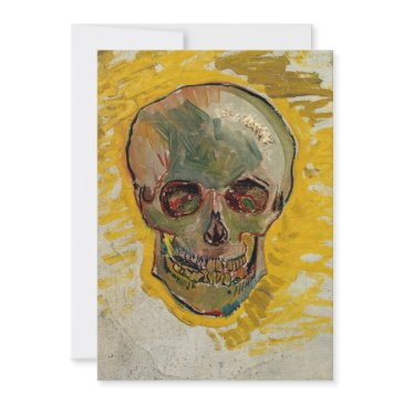 vincent van gogh - skull 1887 #2 invitation
