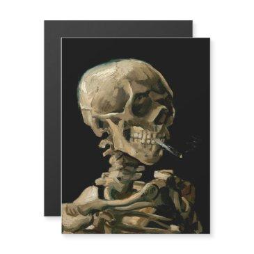 vincent van gogh - skull magnetic invitations