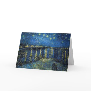 vincent van gogh - starry night over the rhone invitations