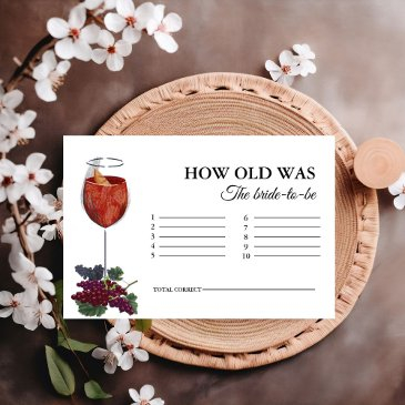 vino before vows wine how old was the bride game enclosure invitations