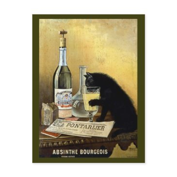 vintage absinthe bourgeois advertisement postinvitations