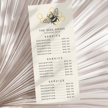 vintage bee logo rustic honeybee beekeeper rack invitations