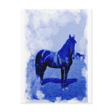 vintage civil war union horse postinvitations