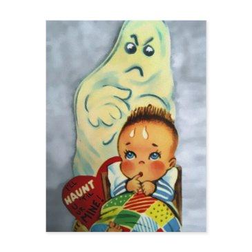 vintage creepy valentines day postinvitations