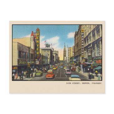 vintage denver colorado postinvitations