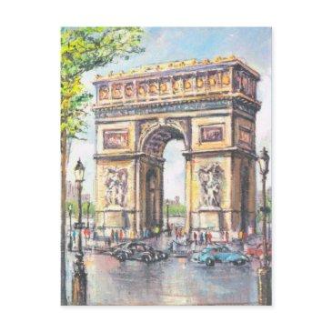 vintage paris, paris arc de triumphe, postinvitations