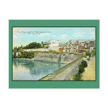 vintage san juan, puerto rico postinvitations