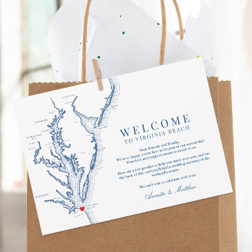 virginia beach wedding welcome and itinerary thank you invitations