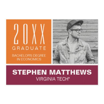 virginia tech graduation announcement