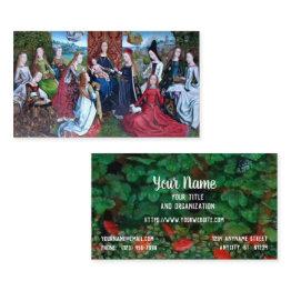 Small Virgo Inter Virgines (m 070) Business Invitations Front View