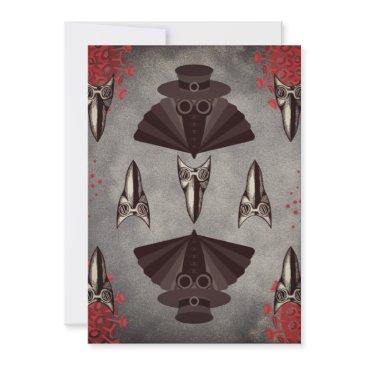 virus-plagued plague doctor invitation