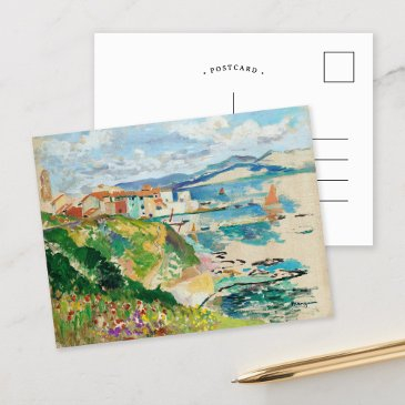 vue sur la ponche, saint-tropez | henri manguin postinvitations