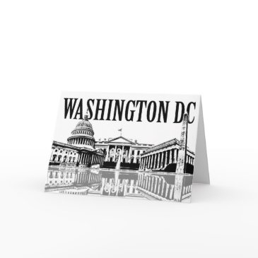 washington dc landmarks skyline invitations